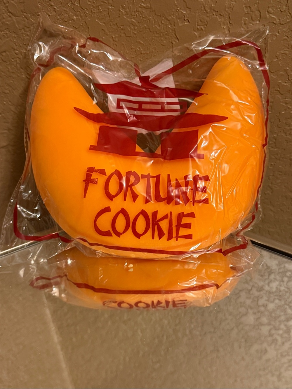 The Big Squij Fortune Cookie Plush Pillow - Orange